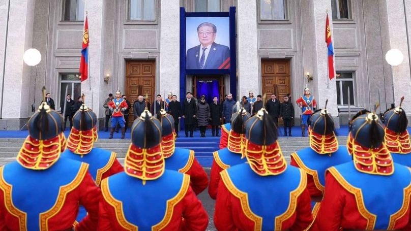 В Улан-Баторе прошла государственная церемония прощания с первым президентом Монголии