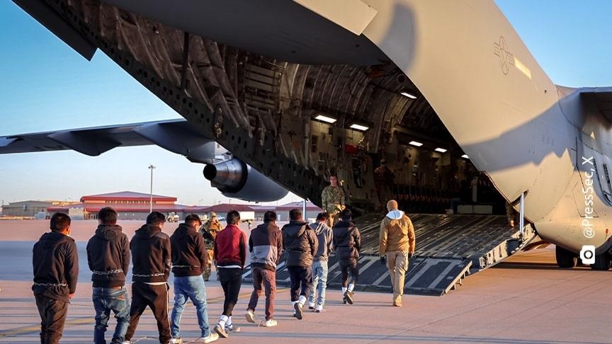 ‘Deportation flights have begun,’ says White House