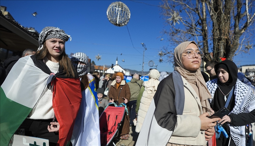 Na protestu u Sarajevu zatražen trajni mir za Palestince