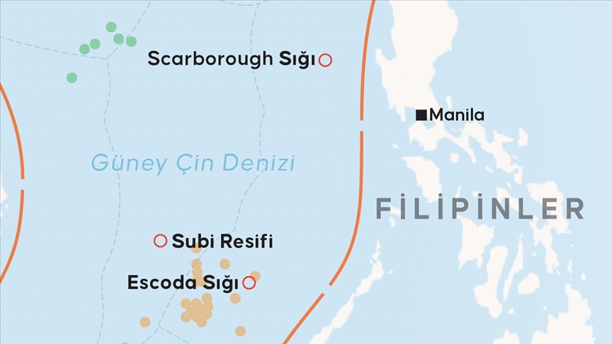 Çin ve Filipinler arasında Güney Çin Denizi'nde gerilim 