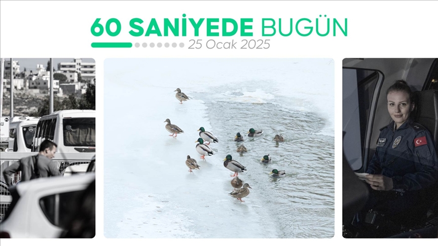 60 saniyede bugün (25 Ocak 2025)