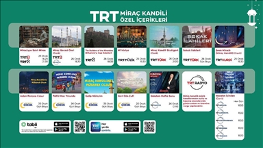 TRT, "Miraç Kandili" özel yayını yapacak