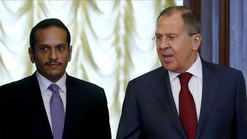 Qatari, Russian foreign ministers discuss Ukraine crisis, Gaza, Syria