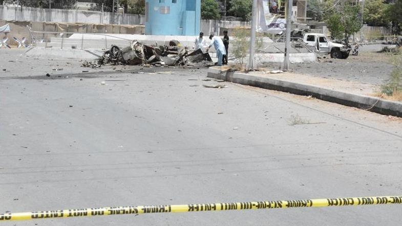 1 killed, 7 injured in roadside explosion in southwest Pakistan