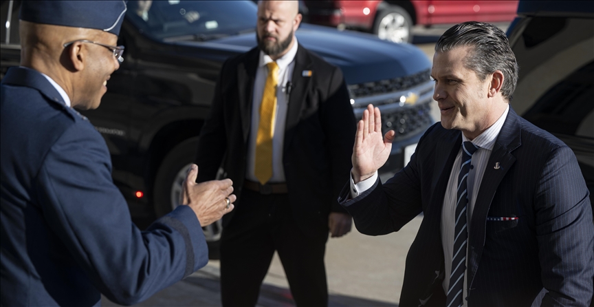 Hegseth promises shift at Pentagon as he takes reins of US military