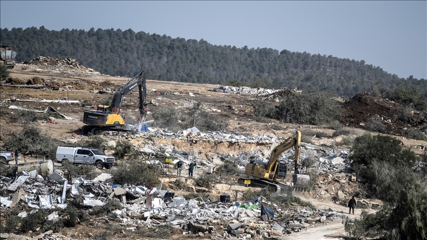 Israel demolishes Palestinian Bedouin village for 235th time in 15 years