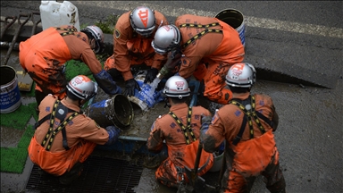 Japan battles Tokyo sinkhole to rescue man trapped for 2 days