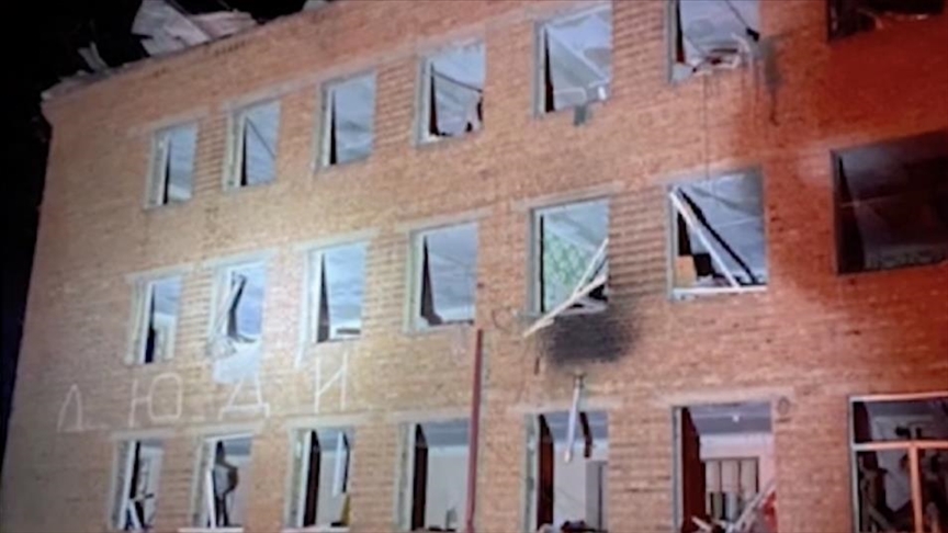 Moscow, Kyiv trade accusations over strike on boarding school in Russia's Kursk region