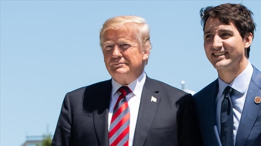 Trump speaks with Canadian prime minister Trudeau amid tension over tariffs