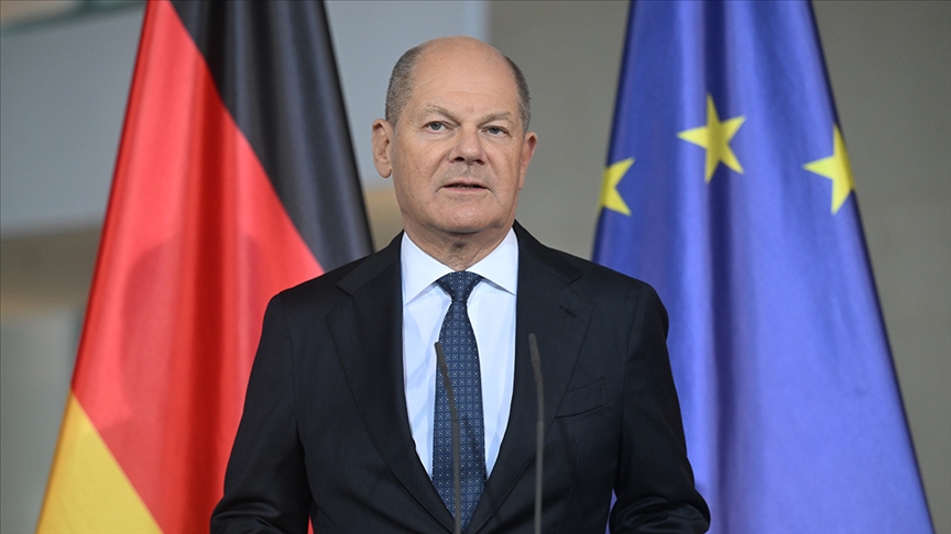 Almanya Başbakanı Scholz'dan ABD'nin AB'ye olası ek gümrük vergisine tepki