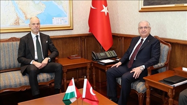 Turkish, Hungarian defense chiefs discuss military cooperation, regional defense