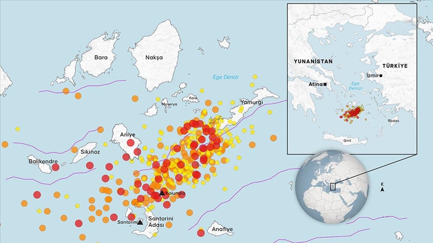 Ege Denizi'nde 26 Ocak'tan bu yana 754 deprem meydana geldi