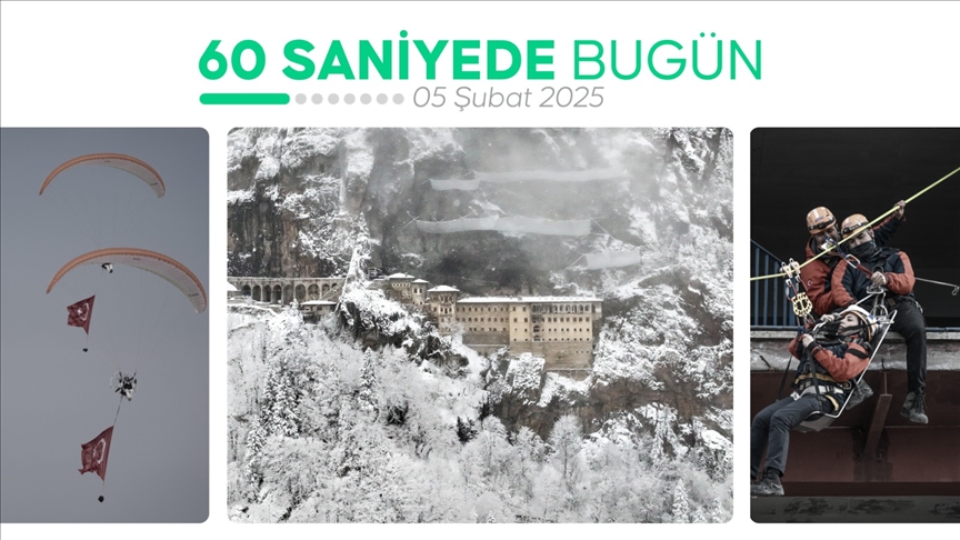 60 saniyede bugün (05 Şubat 2025)