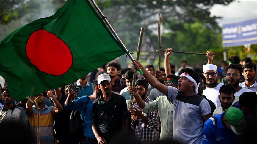 Ex-premier Hasina’s live speech from India triggers protests in Bangladesh