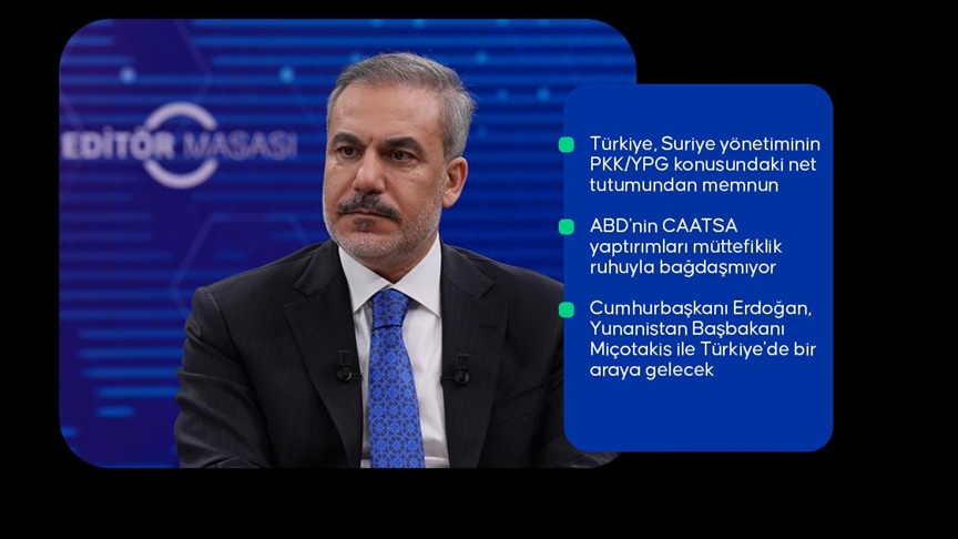 Dışişleri Bakanı Fidan: Gazze halkını denklem dışı bırakmaya çalışan bütün inisiyatiflere karşıyız