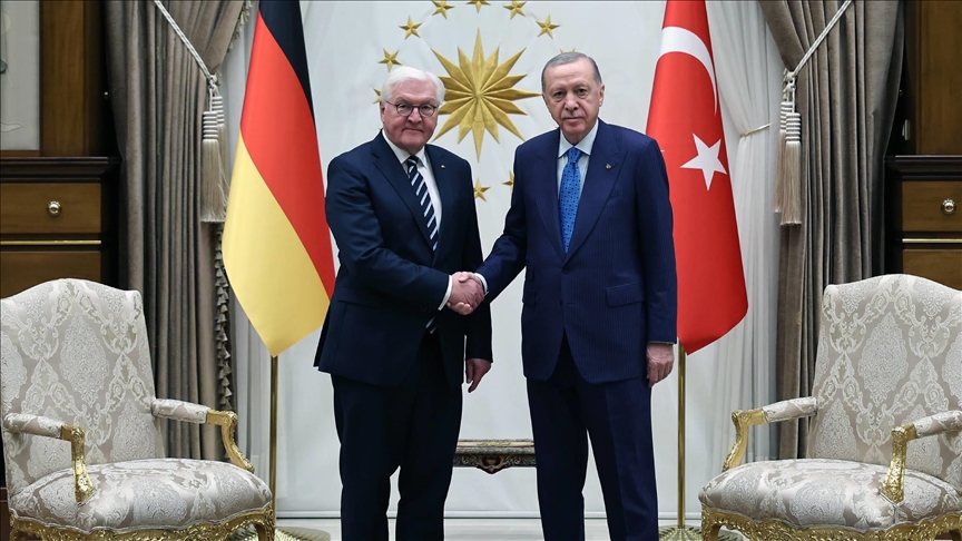 الرئيس أردوغان يلتقي نظيره الألماني في أنقرة