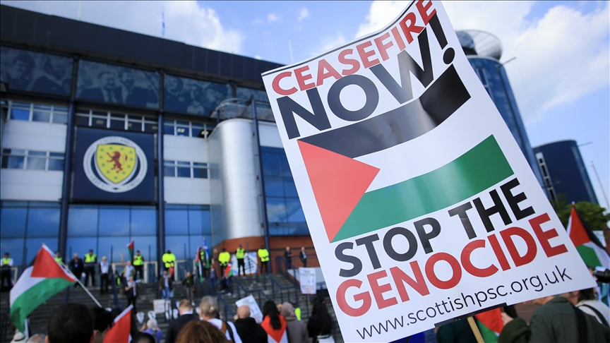 Activists target University of Glasgow for 'funding genocide' in Palestine