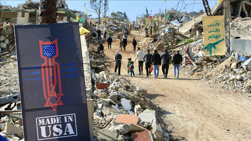 Israeli army warns displaced Lebanese not to return to south