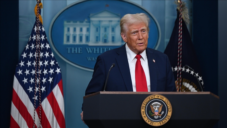 Trump asks whether Time magazine still in business following cover showing Elon Musk behind presidential desk