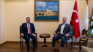 Iraqi Sovereignty Alliance leader meets with Turkish foreign minister