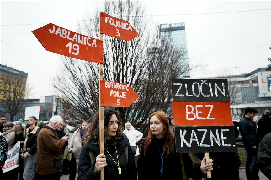 Sa protesta u Sarajevu poručeno: Ne ubija kiša već nemar vlasti