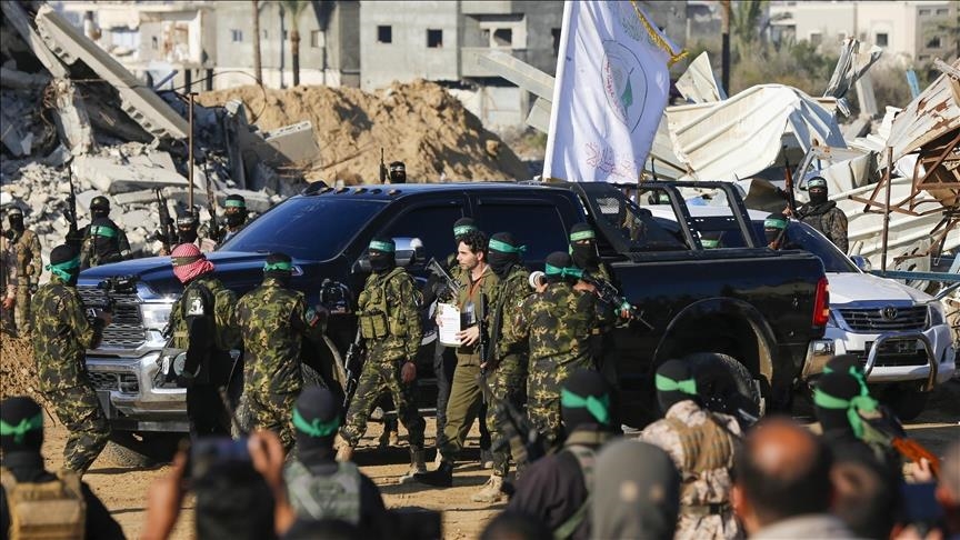 Hamas to postpone hostage release over Israeli 'violations' of Gaza ceasefire agreement