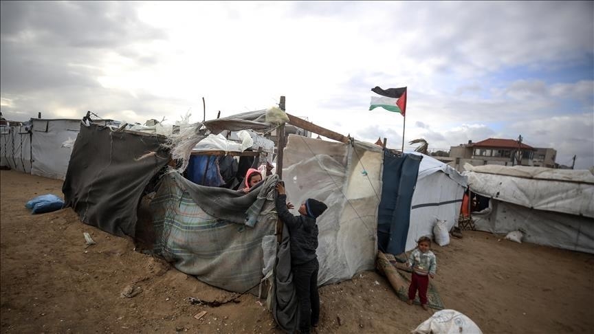 UN says winter storms destroy child-friendly spaces in Gaza