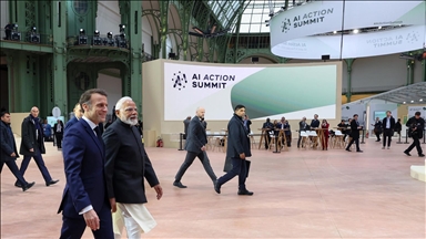 French President Macron ignores Indian Premier Modi’s handshake at Paris AI summit