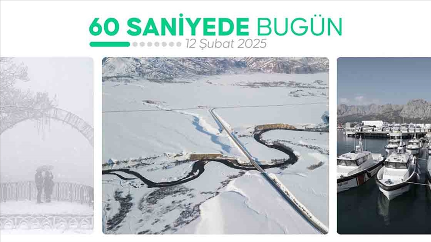 60 saniyede bugün (12 Şubat 2025)