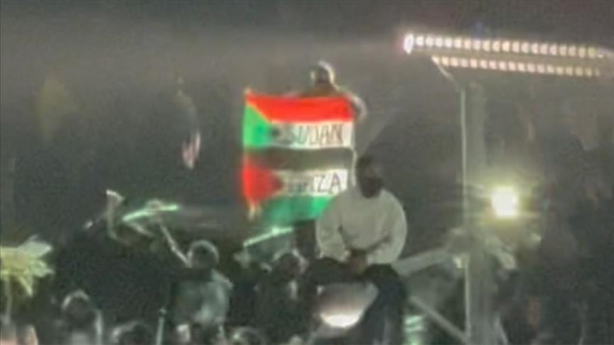 Super Bowl protester faces lifetime NFL ban after unveiling Palestinian flag at game