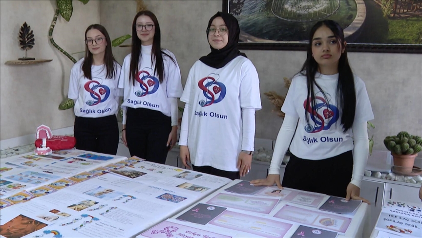 Sincan'da lise öğrencilerinden "Sağlık Olsun" projesi