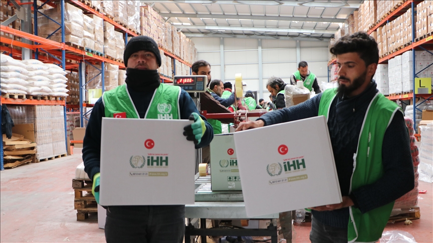 İHH'nin ramazan yardımları Kilis'ten Türkiye'ye dağıtılacak