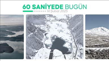 60 saniyede bugün (14 Şubat 2025)