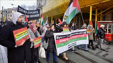 Protest u Istanbulu protiv Trumpovog plana za Gazu