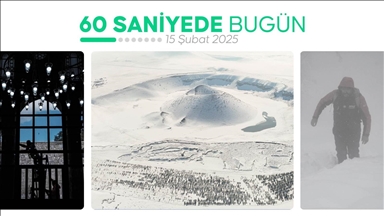 60 saniyede bugün (15 Şubat 2025)