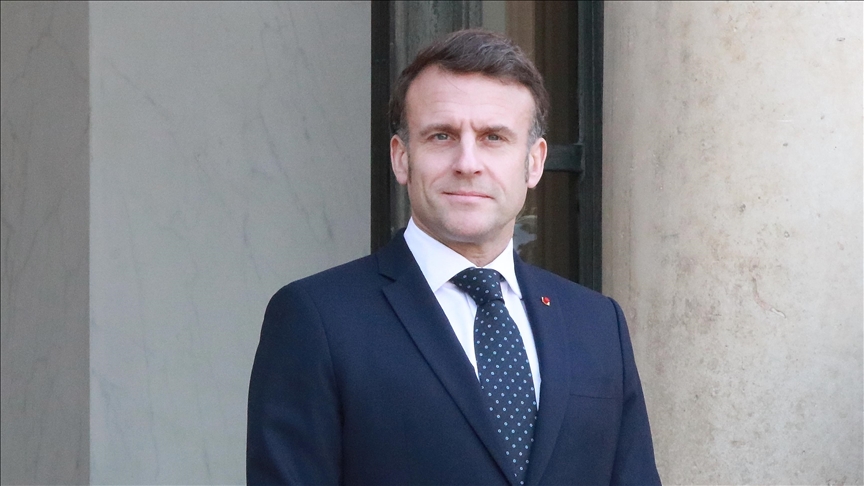 French President Macron urges for 'strong, lasting' peace in Ukraine