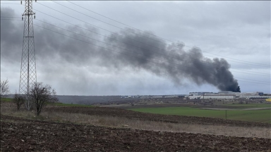 Edirne'de fabrikada çıkan yangın söndürüldü