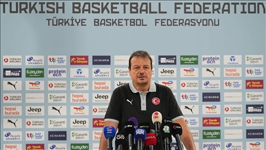 A Milli Erkek Basketbol Takımı Başantrenörü Ataman: Gruptan lider çıkmak, prestij olarak lider bitirmek istiyoruz