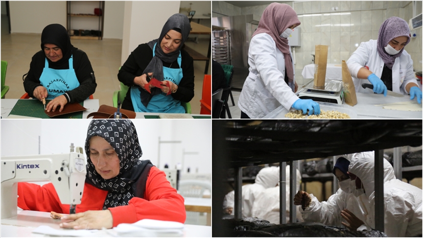 Kayseri'de 48 kadın kooperatifi bir yılda 142 milyon lira ciro yaptı