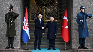 Turkish defense minister meets with Croatian counterpart in Ankara