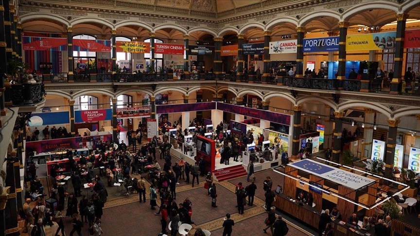 "75. Uluslararası Berlin Film Festivali"ndeki Türkiye standı yoğun ilgiyle karşılandı