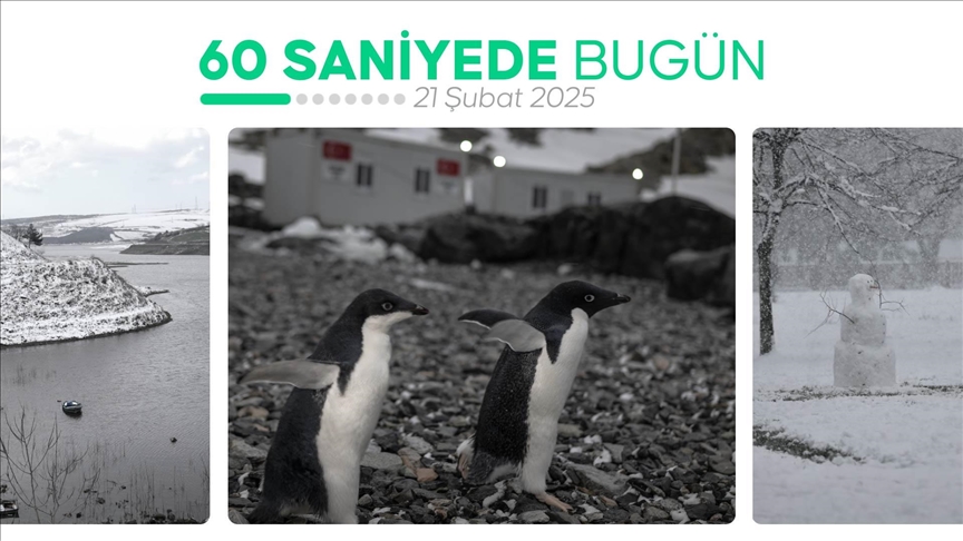 60 saniyede bugün (21 Şubat 2025)