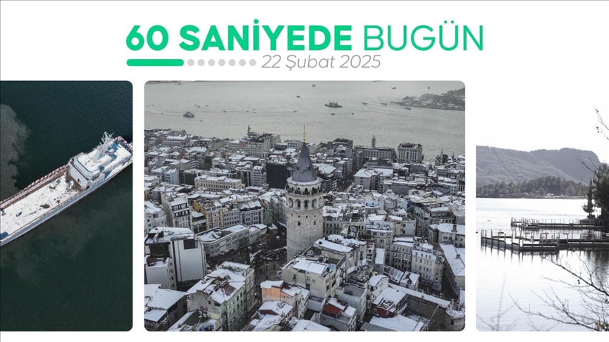 60 saniyede bugün (22 Şubat 2025)