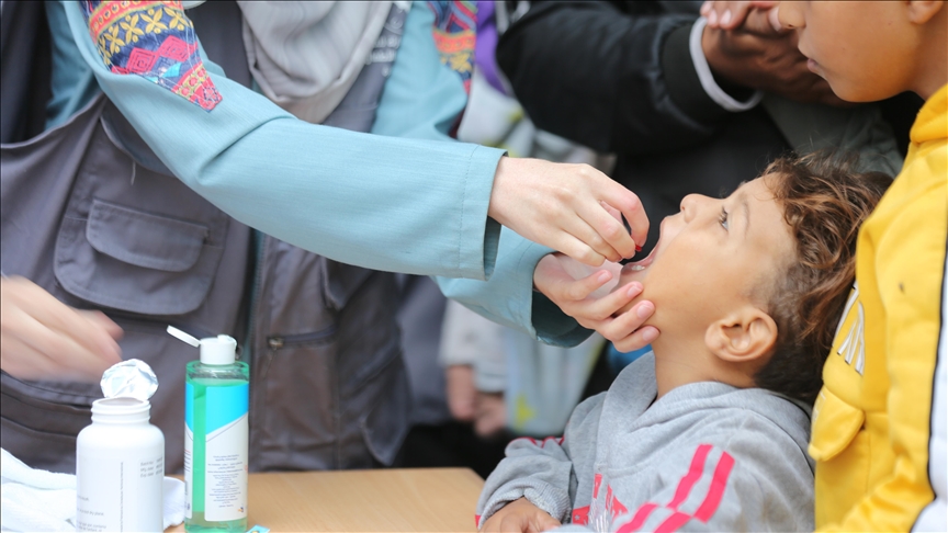Gaza launches polio vaccination campaign targeting 600,000 children