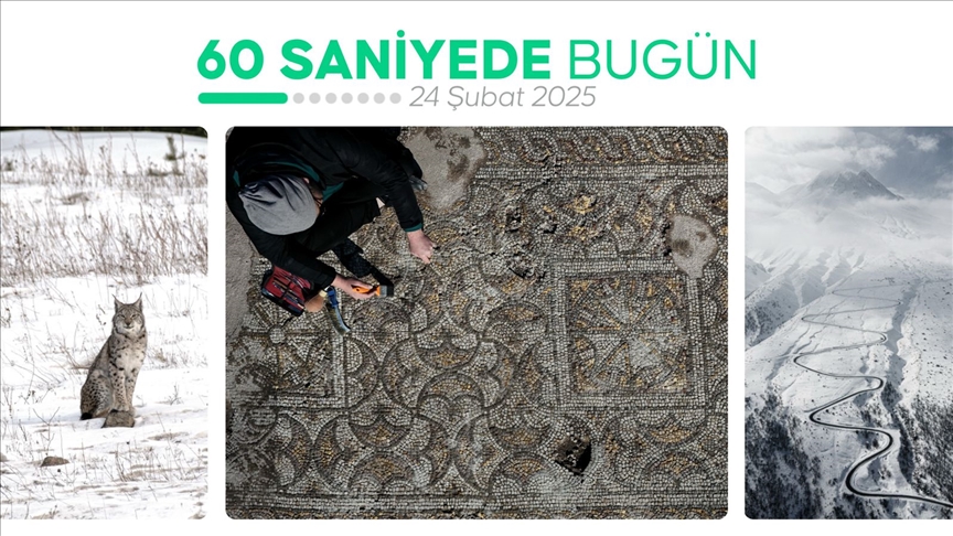 60 saniyede bugün (24 Şubat 2025)