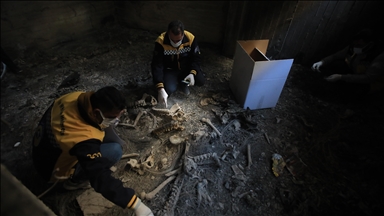 Mass grave found in building used by deposed Assad-regime in Syrian capital