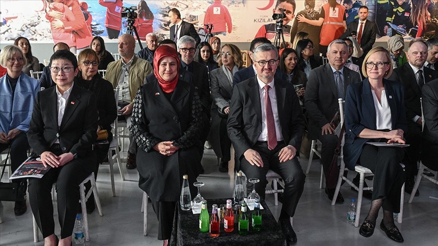 Ankara'da 6 Şubat Kahramanmaraş merkezli depremlere yönelik "Birlikte Yarınlara Doğru" etkinliği