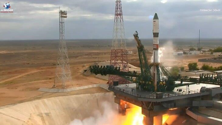 С Байконура стартовала ракета «Союз-2.1а» с грузовым кораблем «Прогресс МС-30»