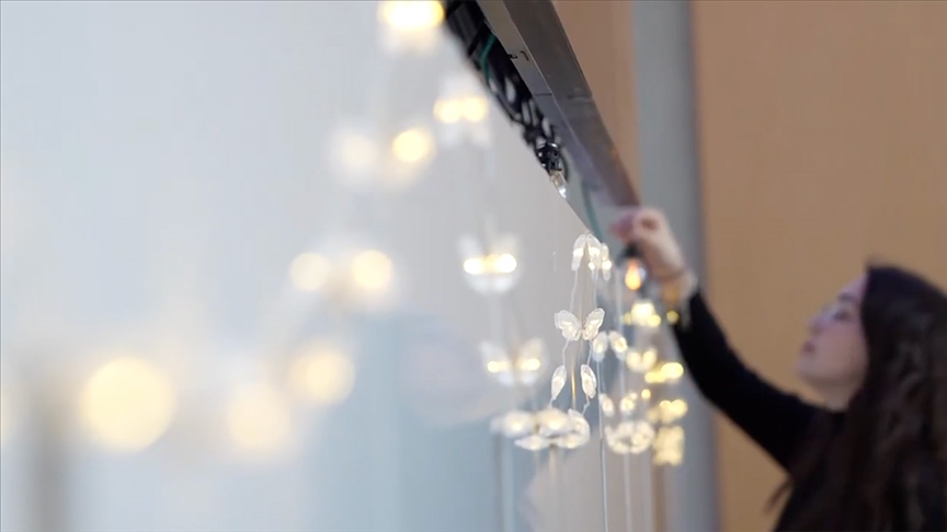 AA ofisleri ramazan için süslendi