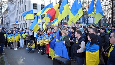 Protestë kundër Trumpit në Bruksel pas debatit të ashpër me Zelenskyyn